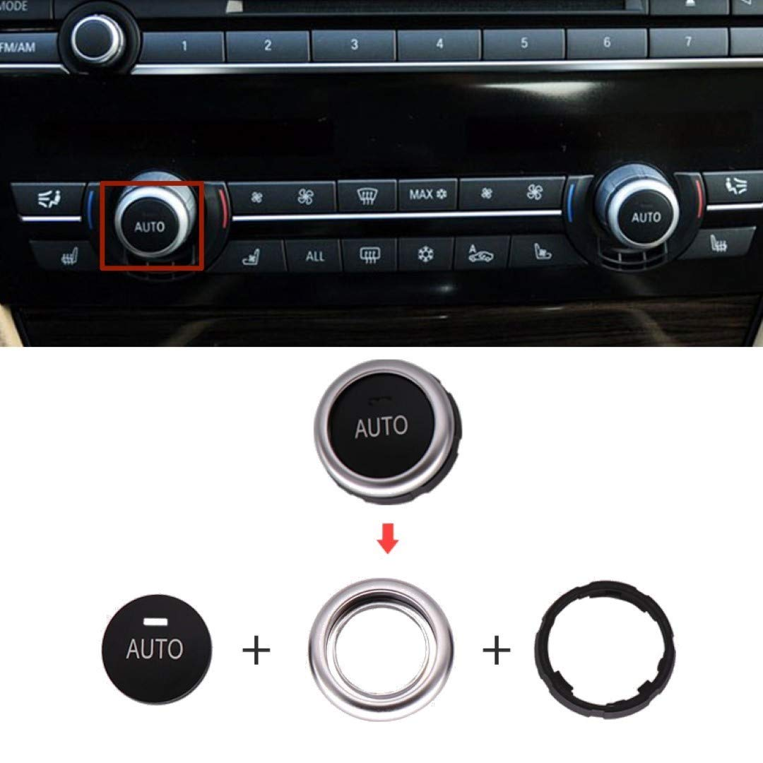 Car Auto Parts AC Control Switch Knob Button Compatible for BMW 5 6 7 Series F01 F02 F04 F06 F10 F11 F12 91319393931